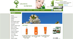 Desktop Screenshot of lekarna-komenda.si